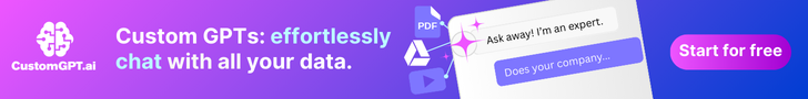 CustomGPT.ai Plattform Dashboard